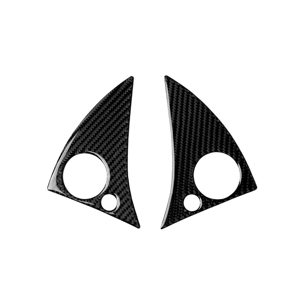 Carbon Fiber Steering Wheel Knob Trim for Mercedes-Benz C-Class W204 2007-2010