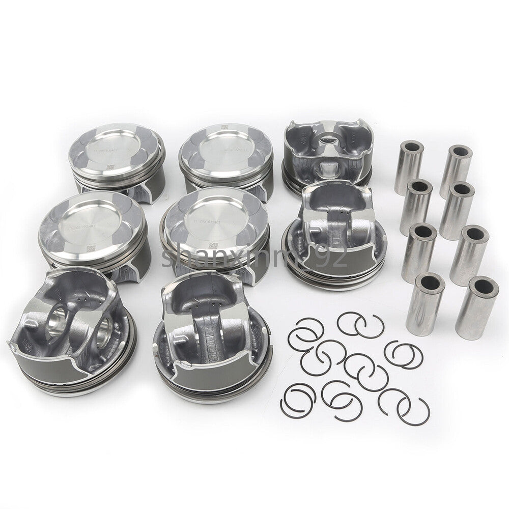 8pcs Pistons Rings Set ¦µ92.9mm for Mercedes-Benz W166 W221 C218 S500 E500 4.7L