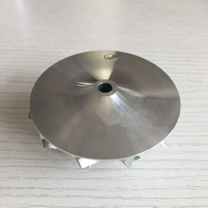 RHF55 48.62/65.00 mm 6+6 blade high-performance turbine blank compressor wheel