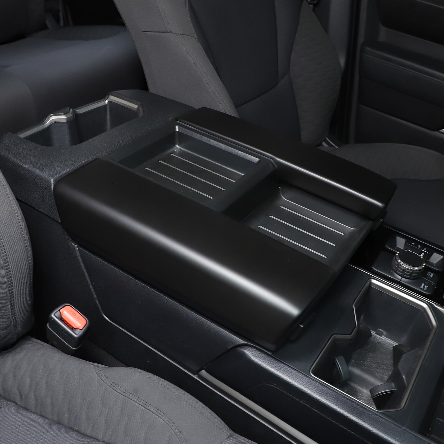 Carbon fiber ABS side mirror cover trim for Toyota Tundra Sequoia 2022+