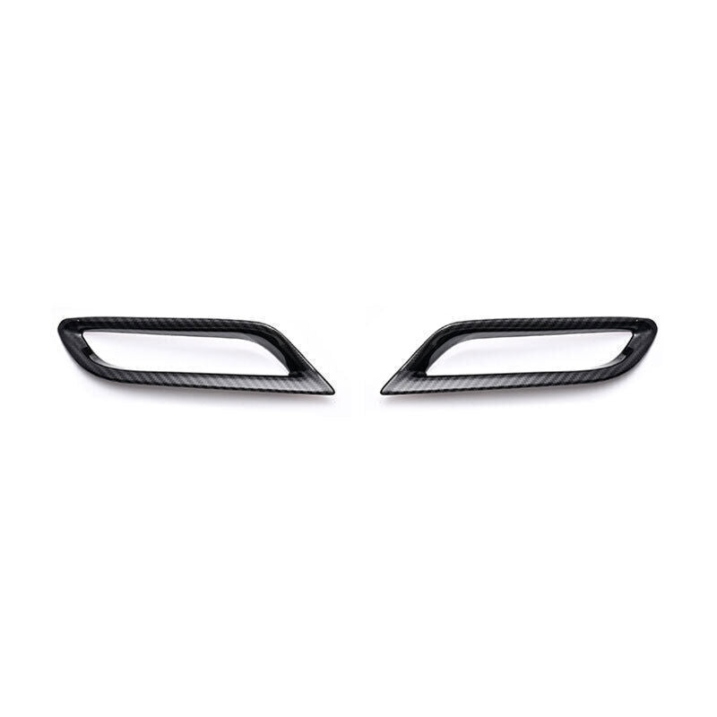 Carbon Fiber ABS Car Rear Fog Light Lamp Cover Trim Fit for Toyota for Camry 2018-23