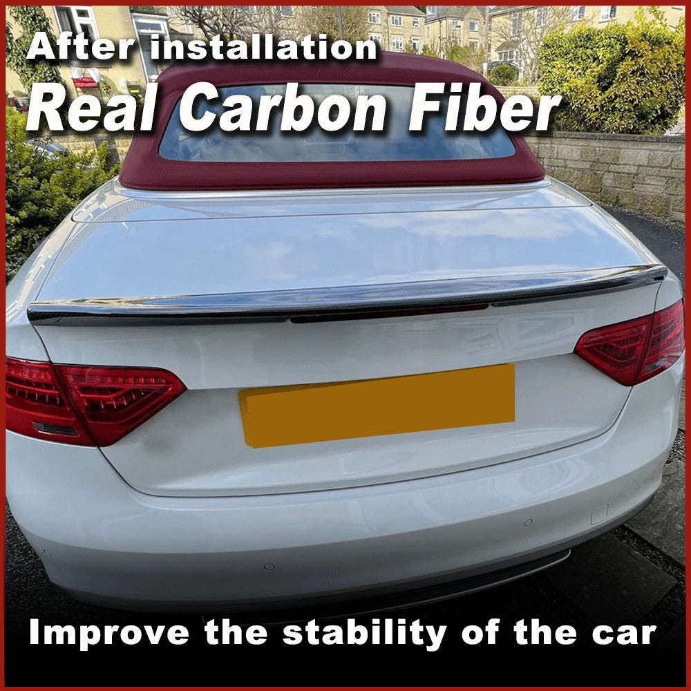 Fit for Audi A5 S5 RS5 Convertible 2008-2016 REAL Carbon Fiber Rear Spoiler Wing