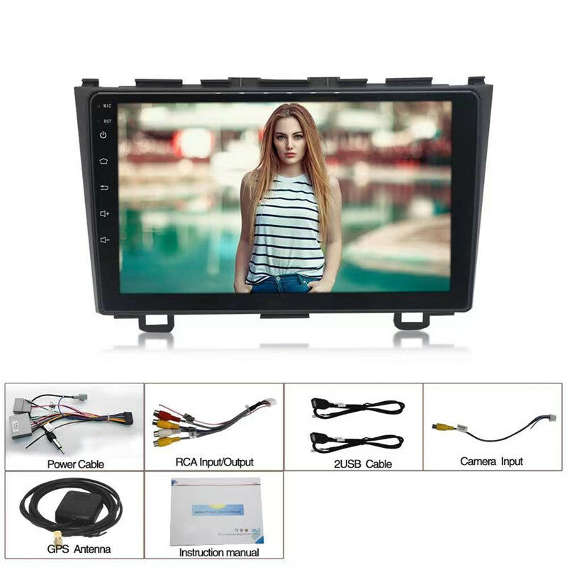 Android 9.1 Car Navigation GPS Radio Multimedia Video Player For CRV CR-V 06-11