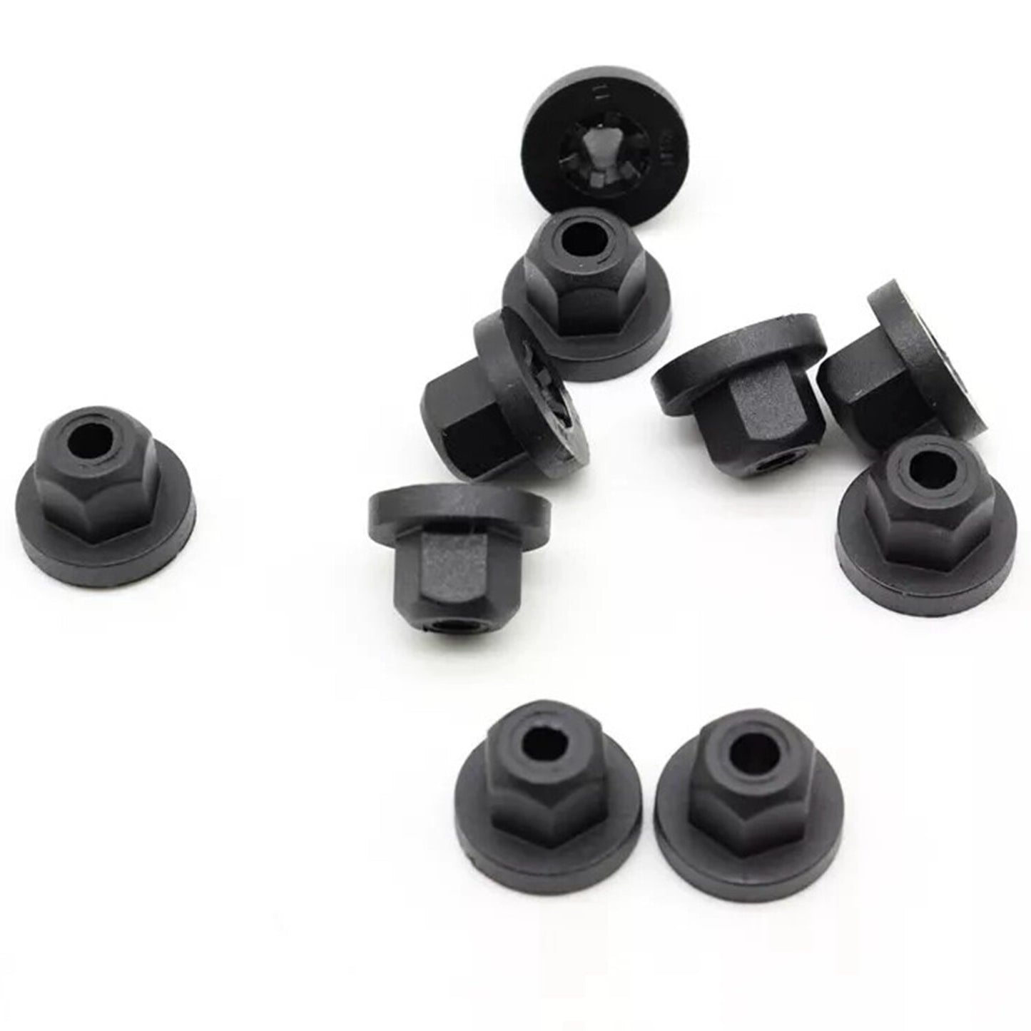 30x NEW Exterior Plastic Body Nut Flange Clips 16131176747 for BMW E30 E32 for Benz