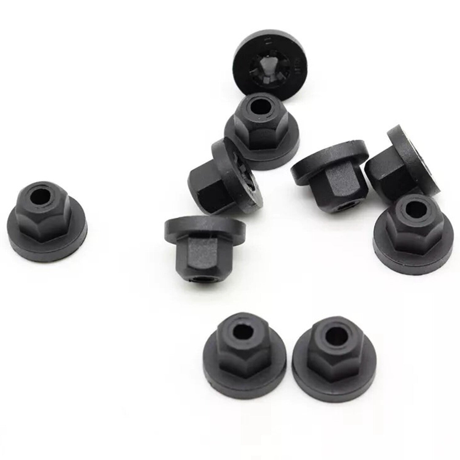 30x NEW Exterior Plastic Body Nut Flange Clips 16131176747 for BMW E30 E32 for Benz