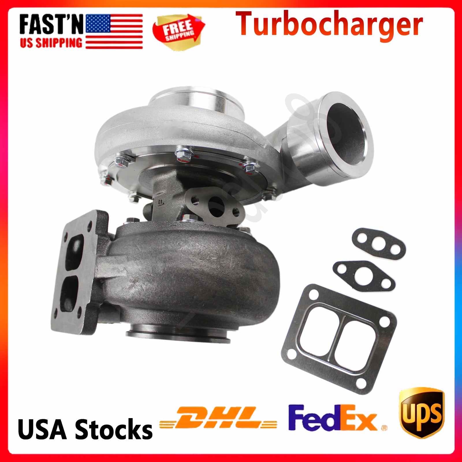 GT45 T4 V-Band 1.05 A/R 98mm Huge 600-800HPs Boost Upgrade Racing Turbo charger