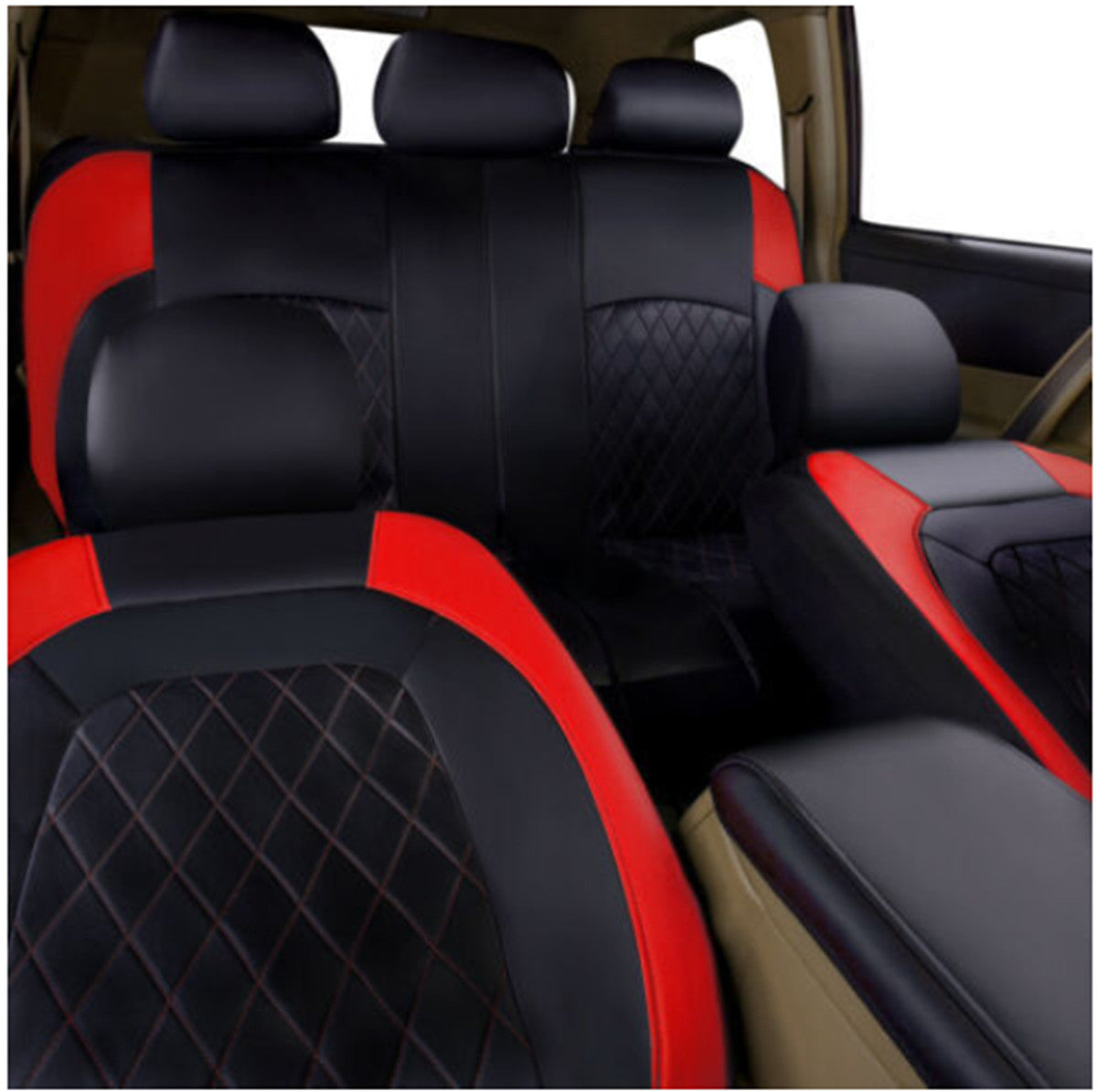 PU Leather Car for Seat Covers Waterproof Automobile Protector Interior Accessories