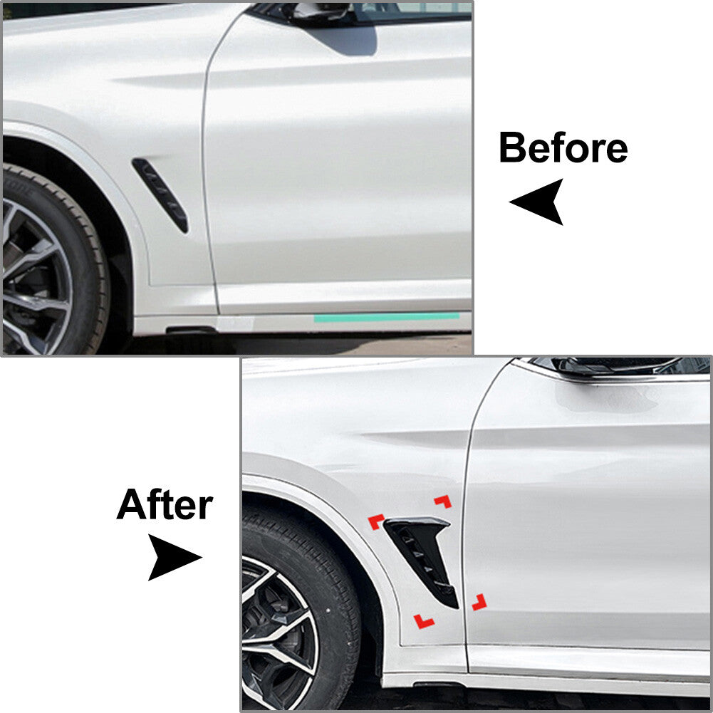 Front Side Fender Air Outlet Cover Trim for BMW X3 X4 G01 G02 2018+ 18