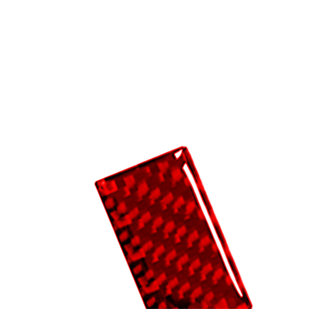 Red Carbon Fiber Glove Box Switch Cover Trim for Lexus RC300 350 200T 2015-2020
