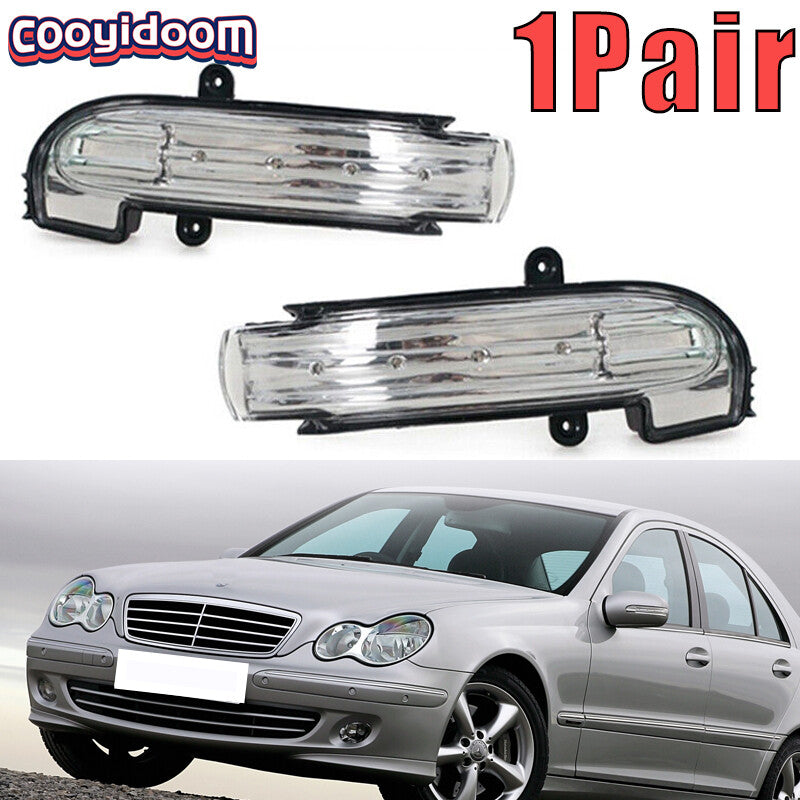 Mirror-finish turn signals suitable for Mercedes-Benz C-Class W203 C230 C240 C32 2004-2007.