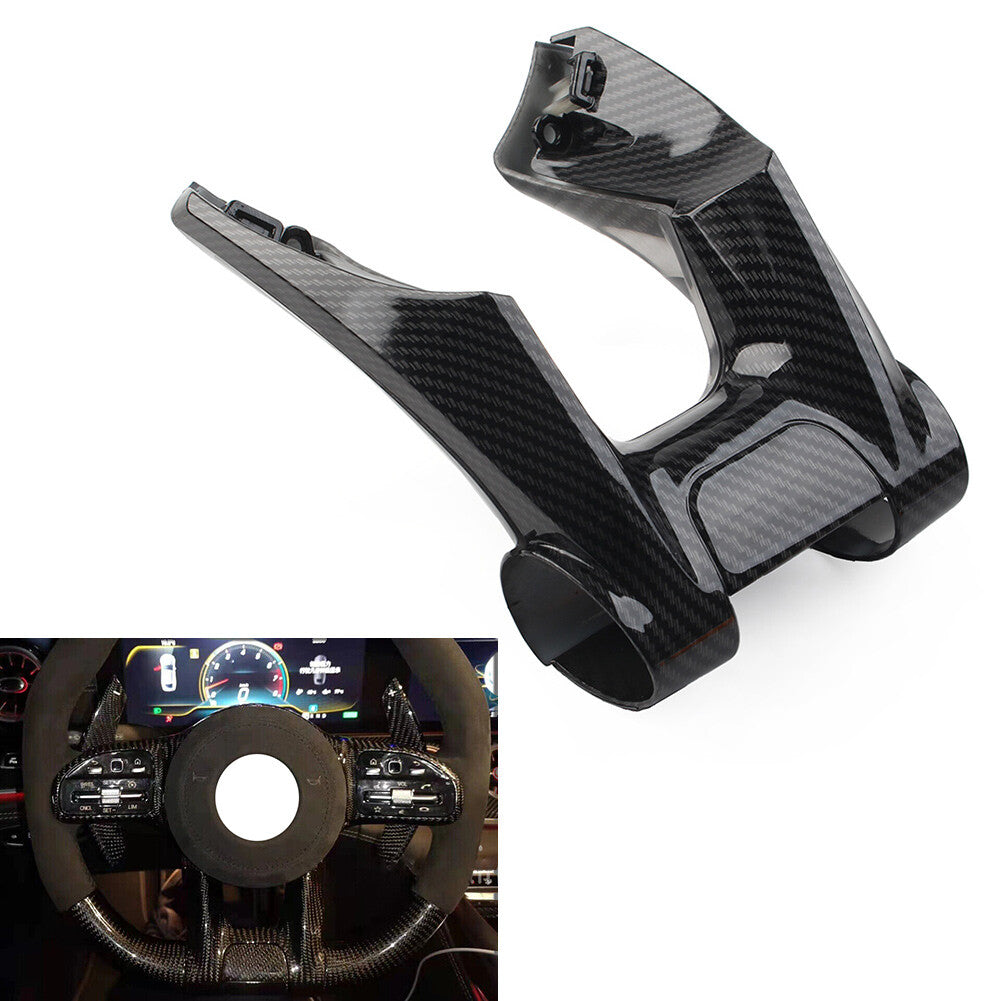 Steering Wheel Cover Trim Lower U Shape Fit for Mercedes A B C E G CLS Class Car