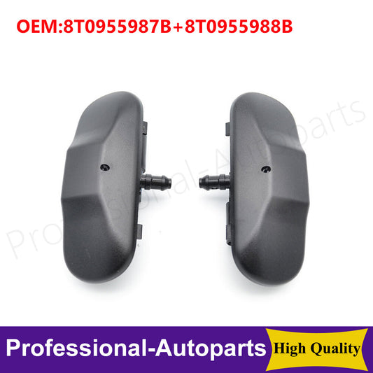 One pair of left and right windshield washing machine nozzles for spraying for Audi A5, A4, S4, B8, S5