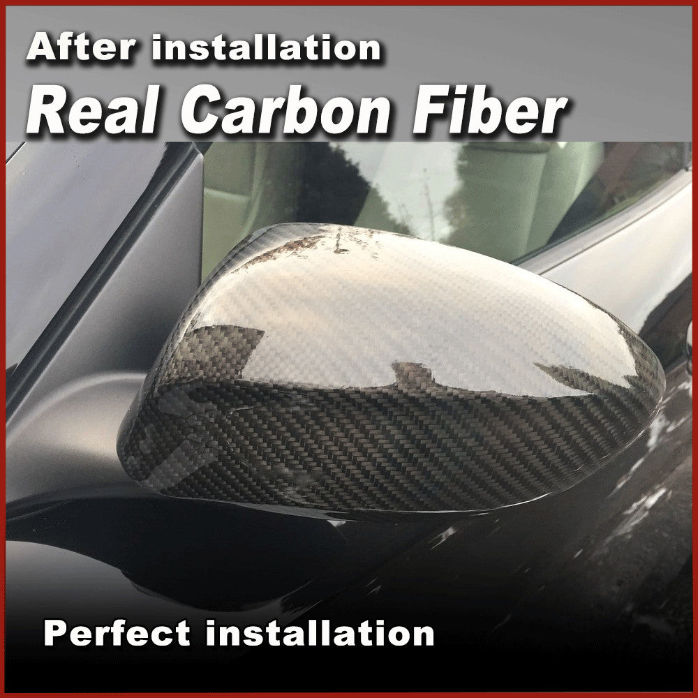 Fit for BMW E85 Z4 2002-2008 REAL Carbon Side Rearview Mirror Covers Caps Add-On
