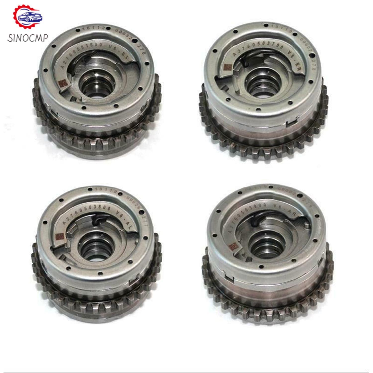 4PCS Camshaft Adjuster VVT Sprockets for M276 for Mercedes W212 GL450 E400 3.0L 3.5L