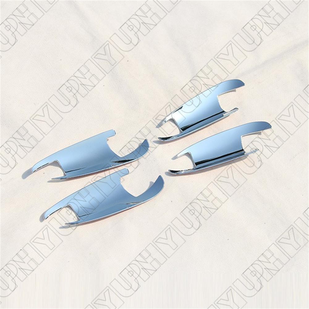 4pcs Chrome Door Handle Bowl Cover Trim for Benz B C E GLK ML GL GLE GLS Class