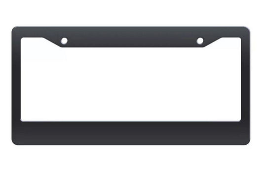 Car license plate frame cover cap, trunk black plastic, suitable for Mazda