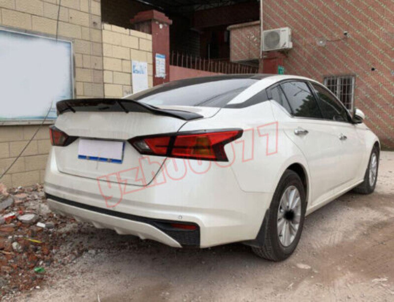 for Nissan Altima 2019-2022 Carbon Fiber Rear Tail Trunk Sport Spoiler Wing Lip