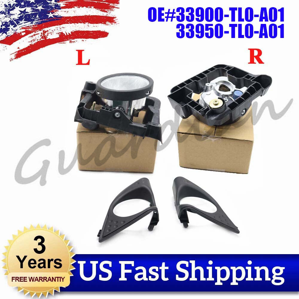 Fog lights on both sides of the glass, 2009-2010, suitable for Acura TSX 2.4/3.5L.