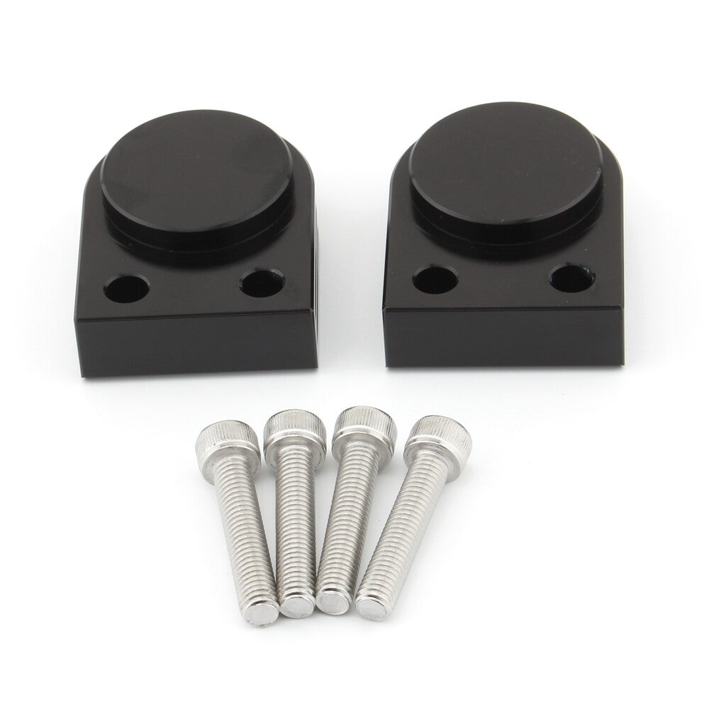 CNC Aluminum Handlebar Riser Clamp Spacer Kits for KAWASAKI GPZ900R 1990-2016