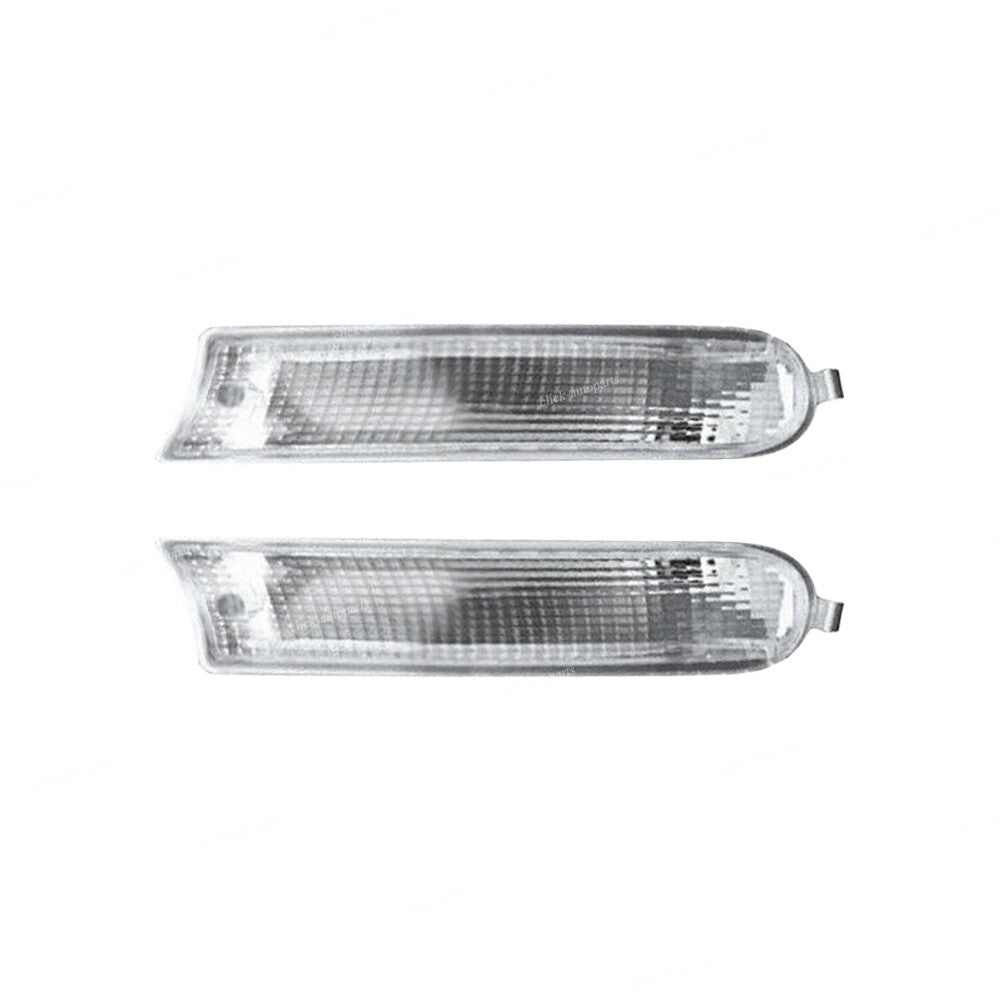 2X Front LH+RH Bumper Fog Light Lamp Housing Cover Cap for Toyota RAV4 1995-97
