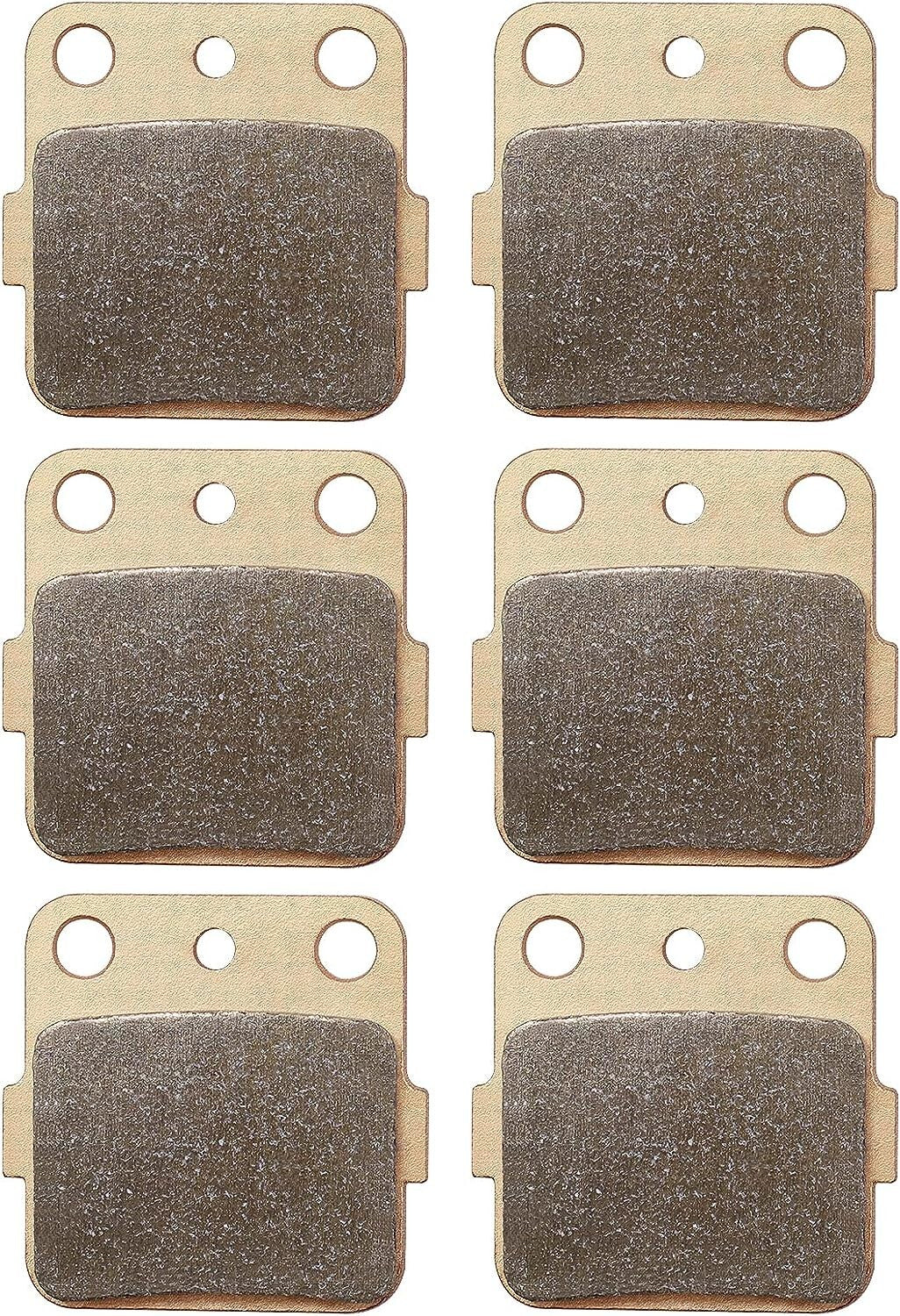 Front and Rear Brake Pads for Honda FourTrax 250 TRX250R TRX300FW Sportrax 400
