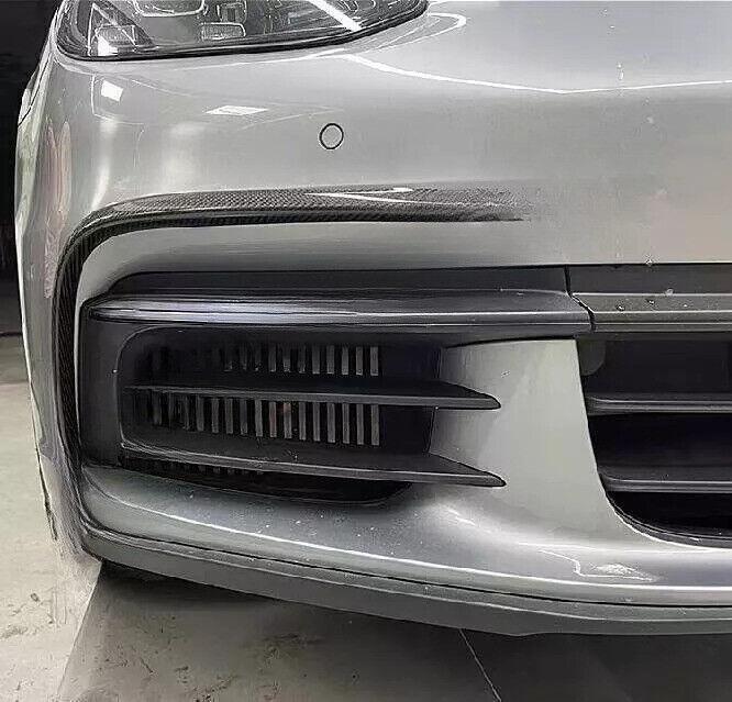 carbon fiber front bumper protective film trim for Panamera 971 2017 - 2023