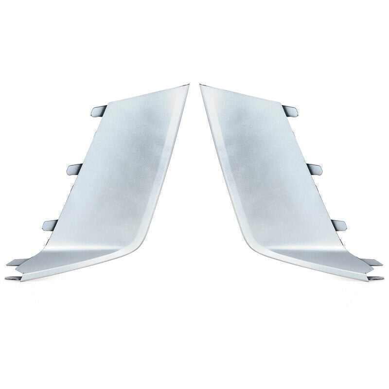 Suitable for 2013-2018 for Audi RS6 LHRH ABS Electroplated Front Bumper Fog Light Cover Trim (2 Pieces)