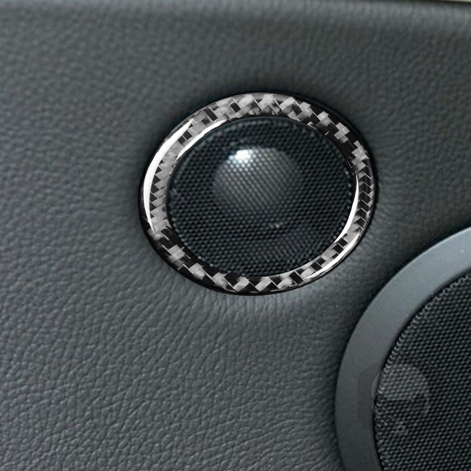 for BMW 6 Series E63 E64 2004-2010 Carbon Fiber Rear Door Audio Speaker Cover