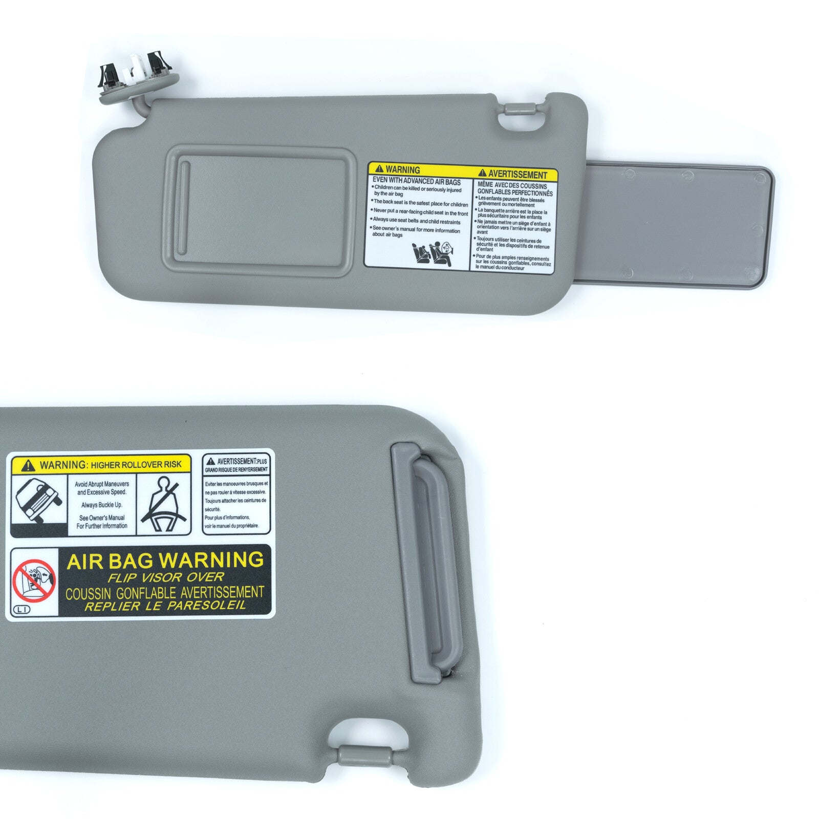 OE STYLE Driver Side Sun Visor ForToyota RAV4 2006~12 Left Gray Shade Shield ??