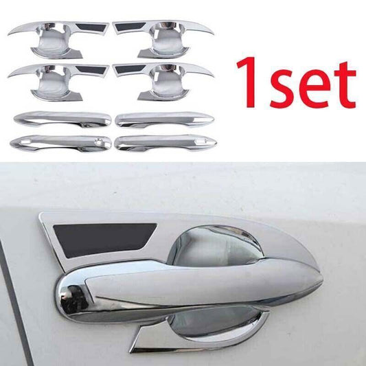 8X Chrome Outside Door Bowl Handle Cover Trim for Toyota for Corolla Cross 2022-2024