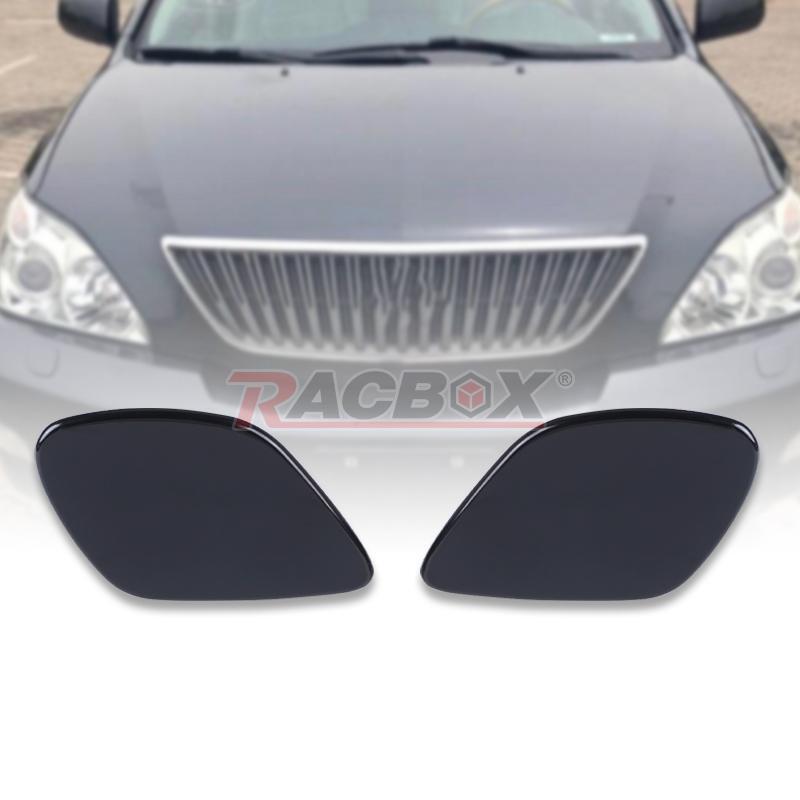 2pcs Headlamp Washer Nozzle Cover Headlight Cleaning Cap for Lexus RX330 RX350