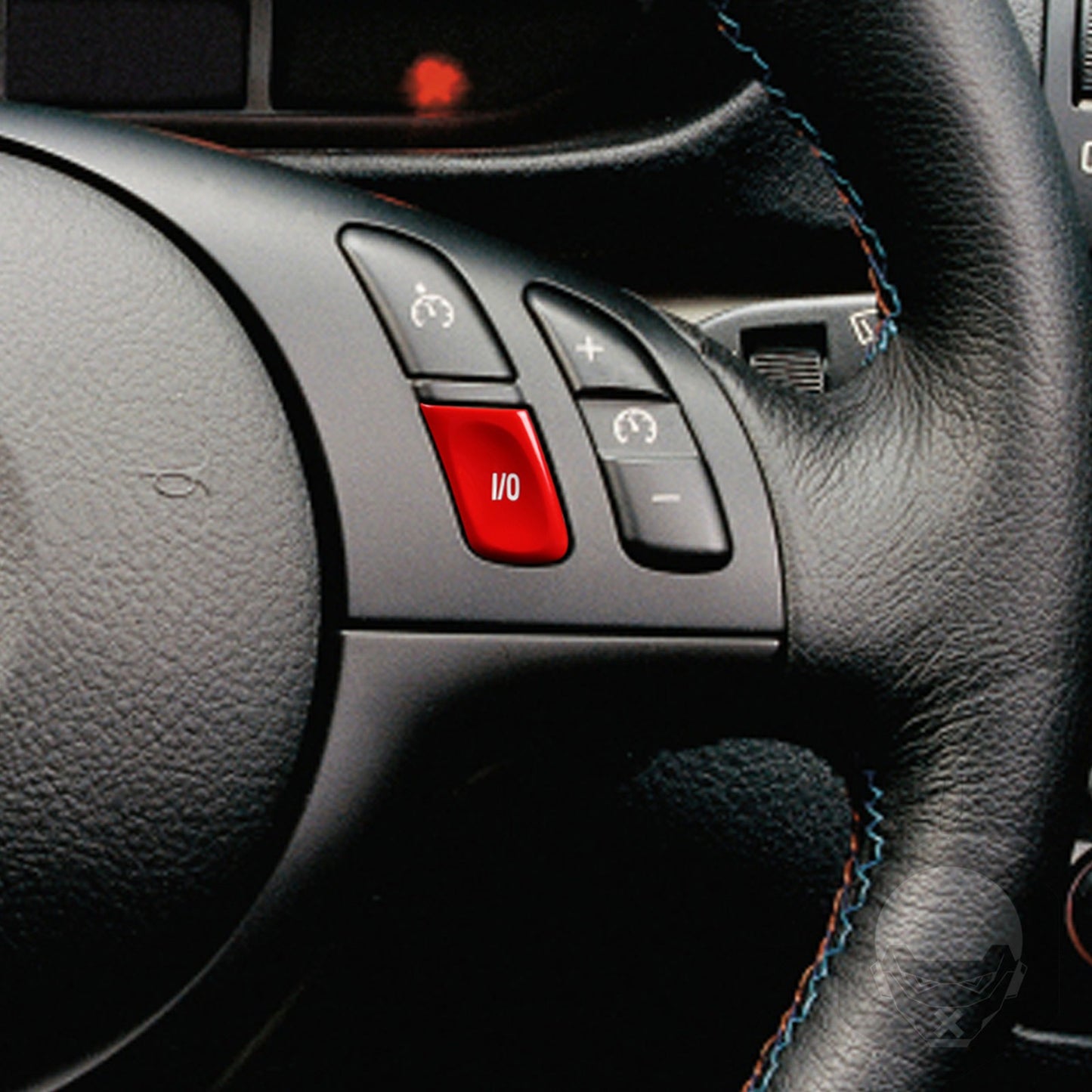 (Red)Steering Wheel Control Switch Button I O Control Car Steering Wheel Button