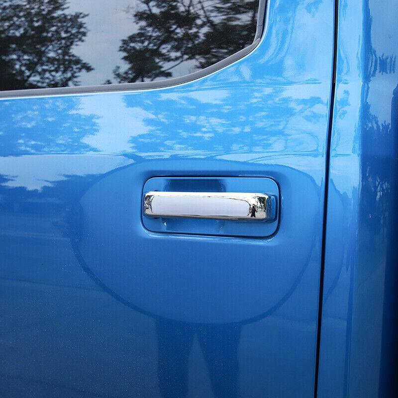 ABS Chrome Exterior Side Door Handle Cover Trim 4pcs for Ford F150 F-150 15-20 A