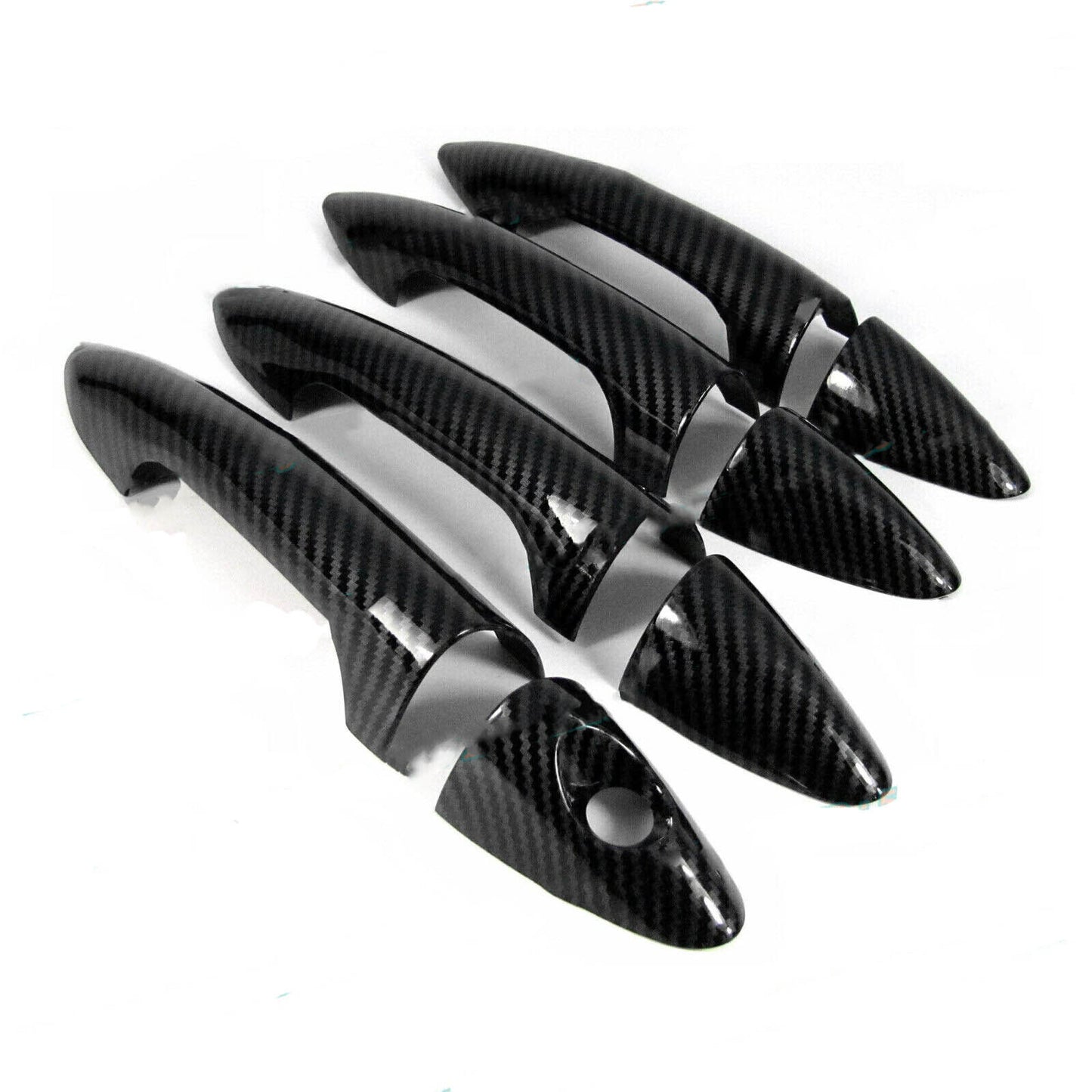 Carbon Fiber Fit for 12 13 14 15 16 17 for Hyundai Accent Door Handles Covers Trims