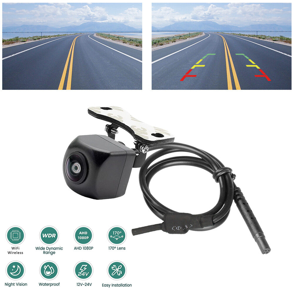 NEW Wireless Wifi Car Reversing Camera 170¡ã Lens AHD Reversing Image Ios/Android