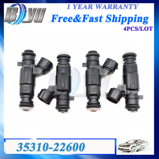 4x Fuel Injectors 35310-22600 for Hyundai Accent 2000-2005 1.5L 1.6L I4