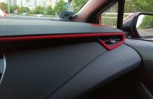 Middle Console Dashboard Strip Trim 3pcs for Toyota for Corolla Cross 2022-2023 Red