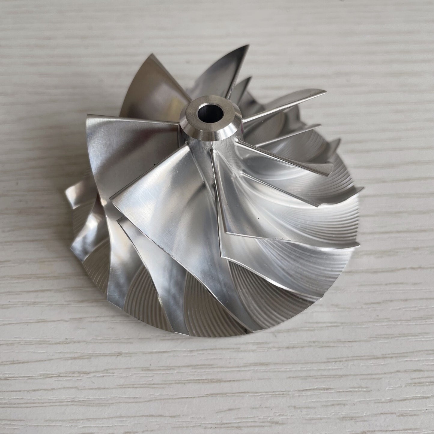 K24 55.50/76.13 mm 7+7 Blade Turbocharger Milling/Burnt Compressor Wheel