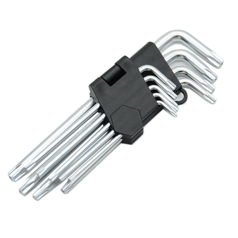 18x L-Shaped Key Torx Star Short Hexagon Wrench Car Repair Screwdriver Hand Tool