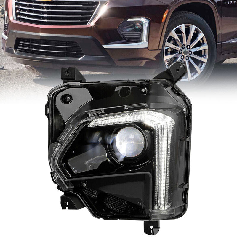 Driver's Choice for 2022-2023 for Chevrolet Traverse Headlights with LED DRL Projector (Left Front Headlight)