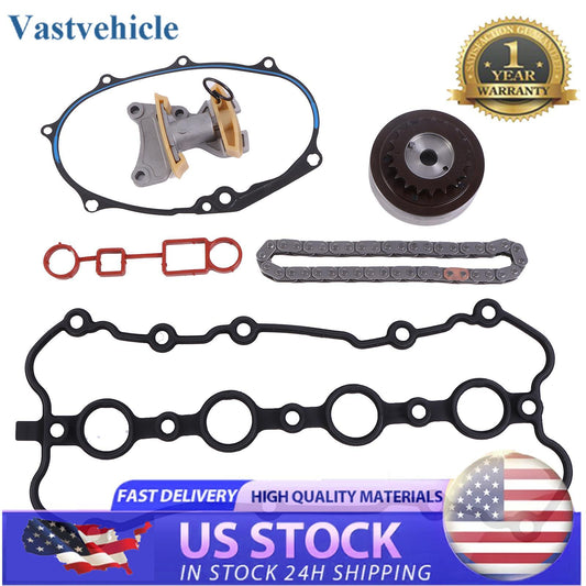 Timing Chain Kit w VVT Gear for 05-10 for Audi A3 A4 TT for VW Eos for Jetta for Passat 2.0T L4
