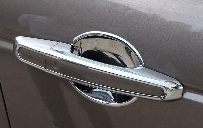 for Range Rover Evoque 2012-19 Chrome Outside Door Handle Molding Cover Trim 8X