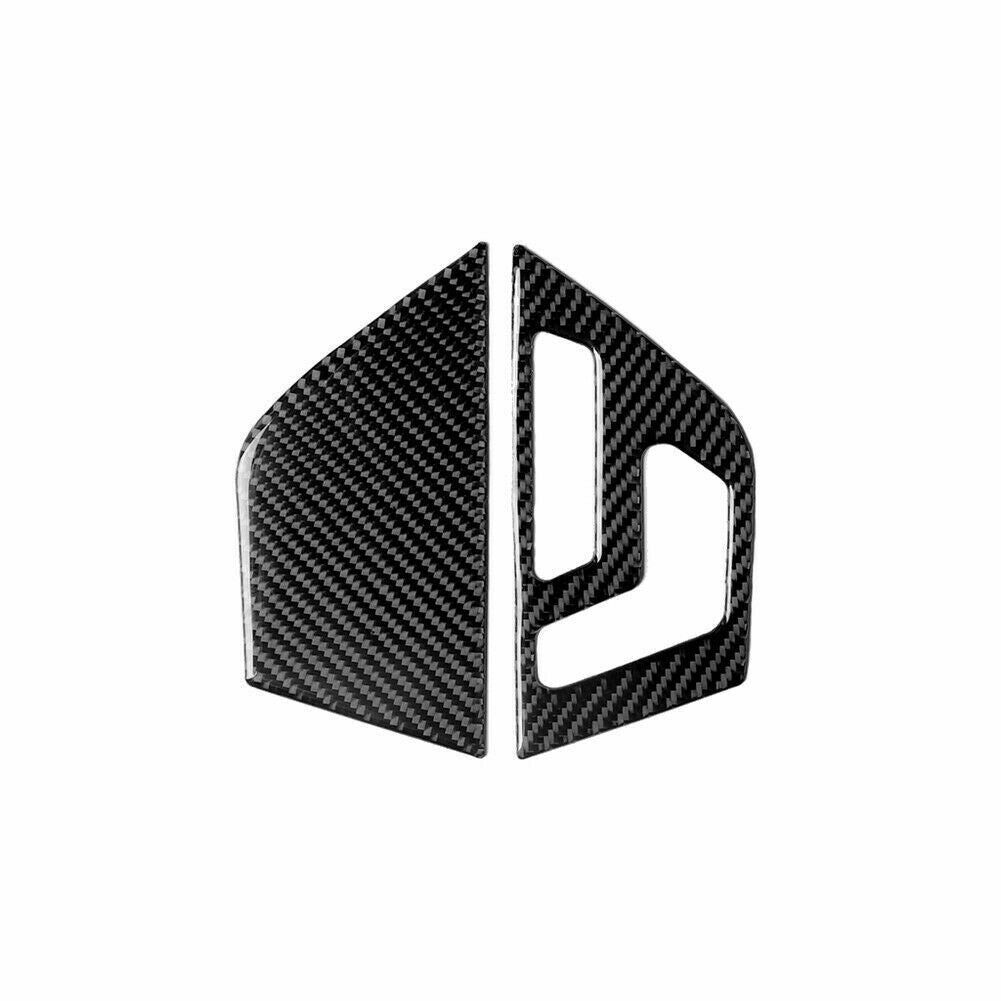 Carbon fiber for seat button panel sticker decoration suitable for Mercedes-Benz C-Class W204