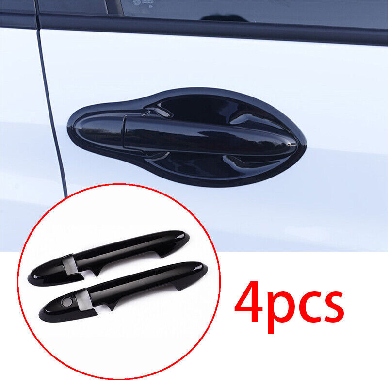 Glossy Black Exterior Side Door Handle Cover Trim for Honda HR-V Vezel 2016-2022