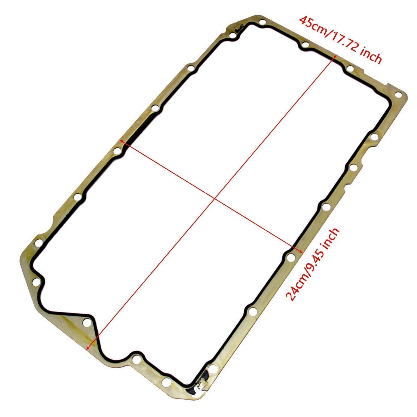 Engine oil pan gasket suitable for BMW E81 120 N43 E46 318Ci N46 E90 316i 11137511224