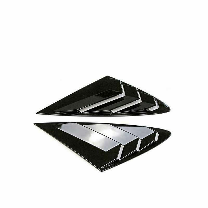 for Hyundai Sonata 2020-2022 Glossy Black Side Vent Window Scoop Louver Trim 2P