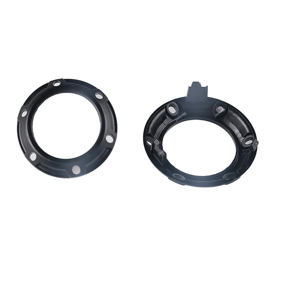 Set of 2 Front Fog Light Lamp Black Cover Frame for Mitsubishi for Outlander 2007-09