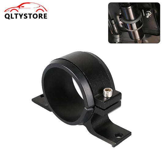 50mm Aluminum Inline Fuel Pump or Filter Mounting Bracket Mount Clamp Black