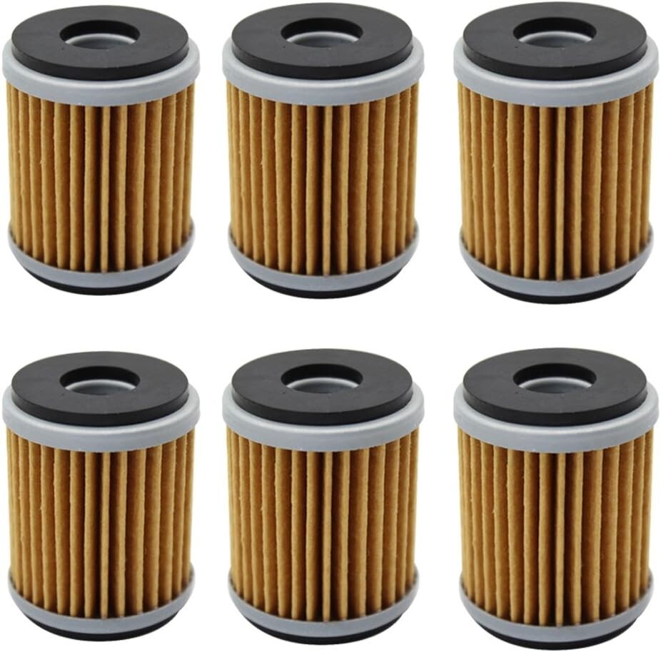 6Pack YZ450 Oil Filter for Yamaha WR250F 2011-2013 2015-2016/ WR250R 2009-2016