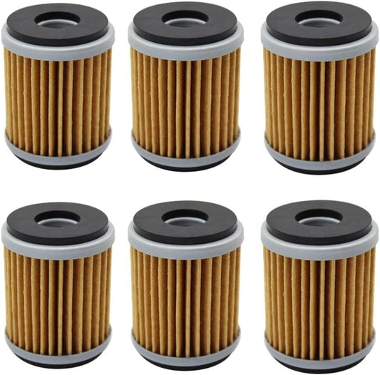 6Pack YZ450 Oil Filter for Yamaha WR250F 2011-2013 2015-2016/ WR250R 2009-2016